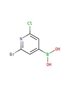Astatech (2-BROMO-6-CHLOROPYRIDIN-4-YL)BORONIC ACID; 1G; Purity 98%; MDL-MFCD22545864